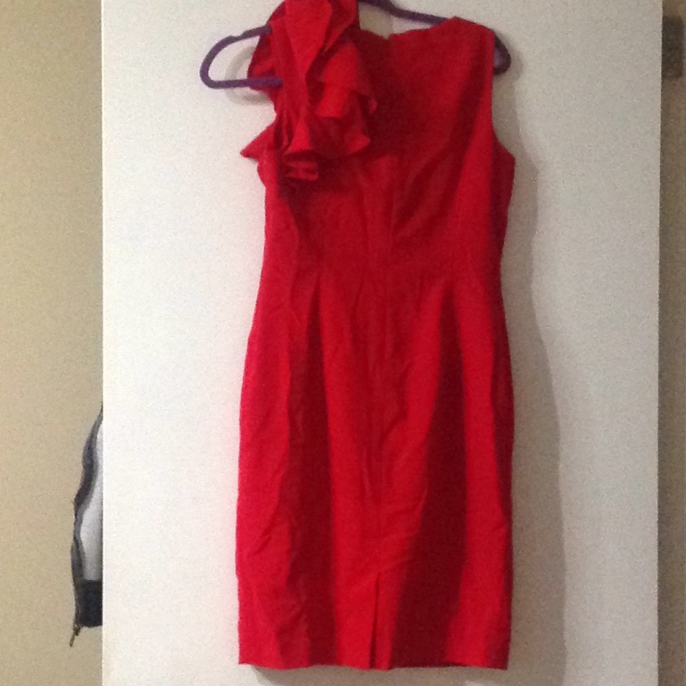Calvin Klein red dress size 4